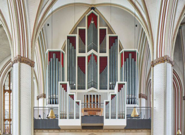 Bild der Orgel der Hauptkirche St. Petri. Foto: Orgelstadt Hamburg e.V. – Fotograf: Alexander Voss